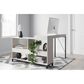 Ashley Bayflynn L-Desk in Whitewashed and Black, , large