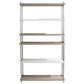 Bernhardt Anax 80" Etagere in Sandbar, Crema and Graphite, , large