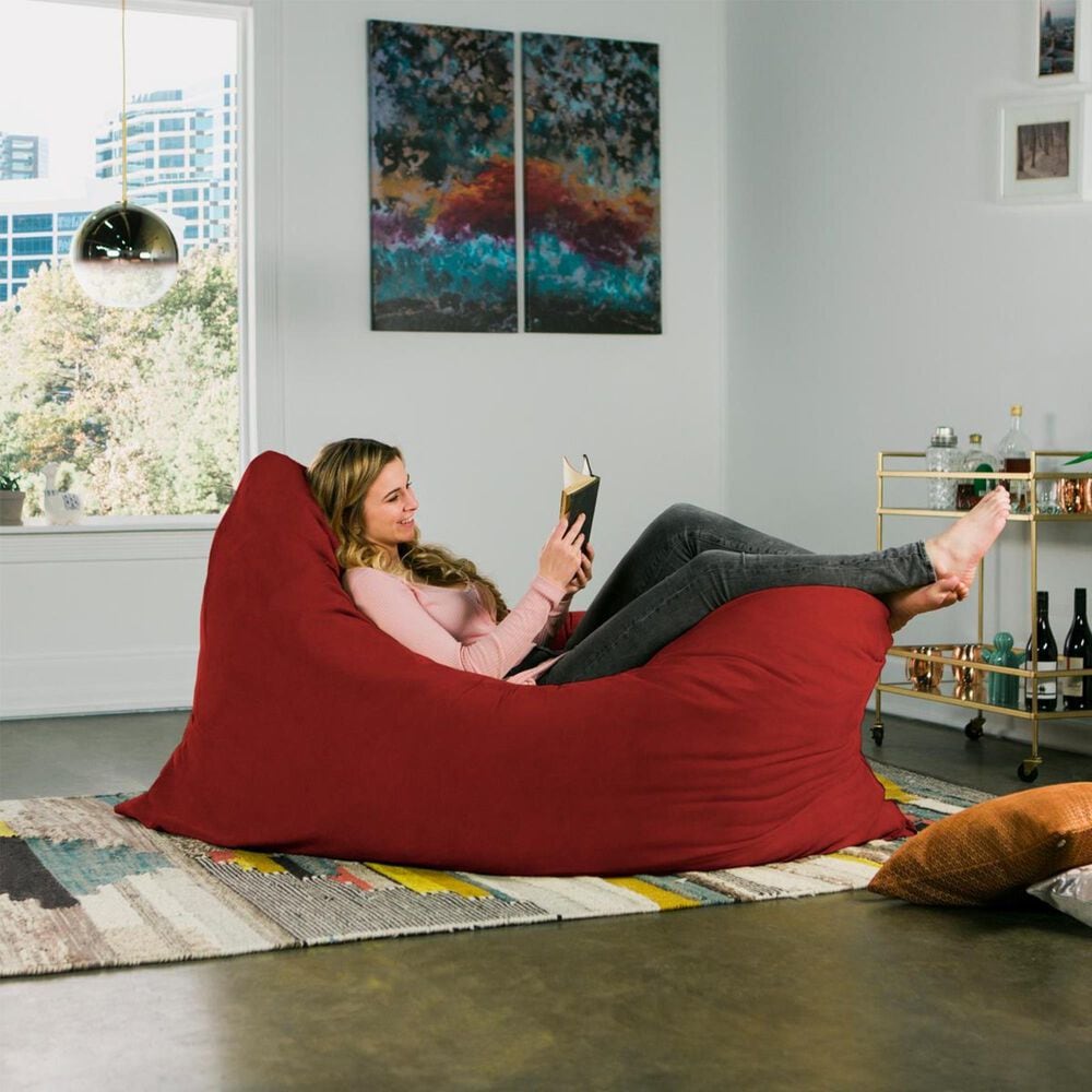 Jaxx 5.5&#39; Pillow Bean Bag Pillow in Cinnabar, , large