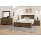 Viceray Collections Cool Rustic 4-Piece Queen Plank Bedroom Set in Mink, , large