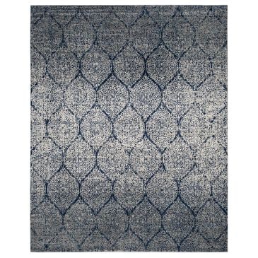 Safavieh Madison MAD604G 12" x 15" Navy and Silver Area Rug, , large