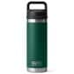 YETI Rambler 18 Oz Water Bottle with Chug Cap in Black Forest Green, , large