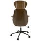 Lumisource Spectre Adjustable Office Chair in Cream/Walnut, , large