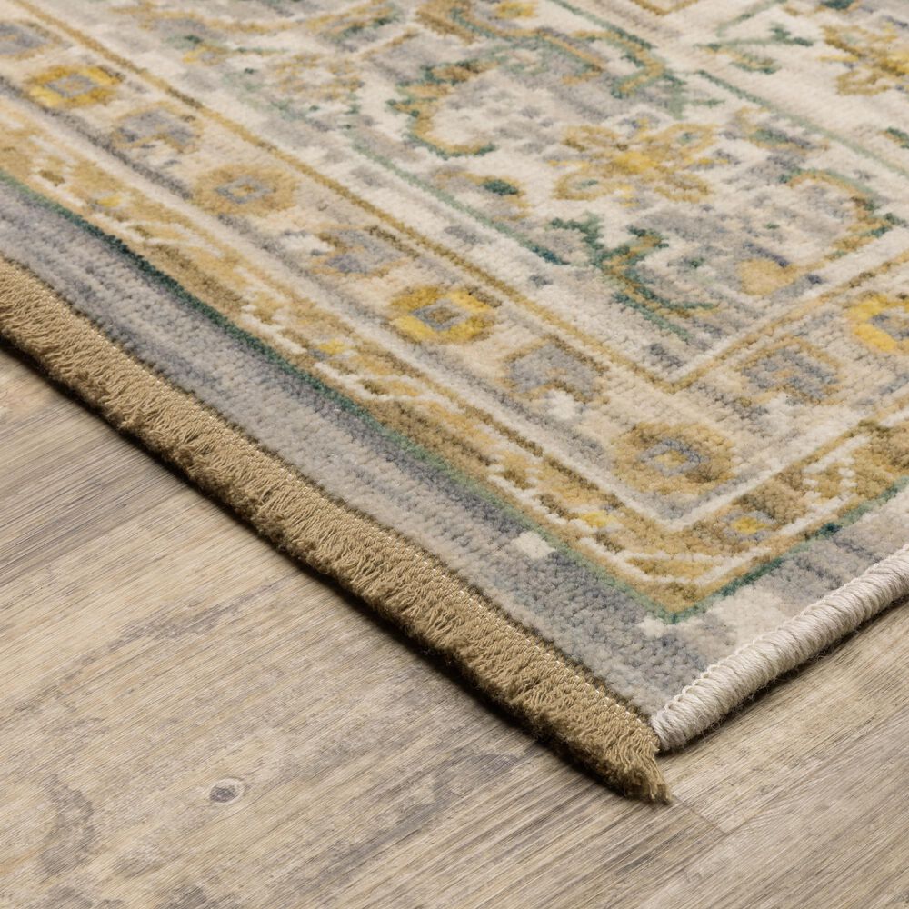 Oriental Weavers Acacia Beige and Green 3&#39;3&quot; x 5&#39; Area Rug, , large