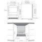 Thor Kitchen 5.2 Cu. Ft. Built-In Undercounter Beverage with Glass Doors in Stainless Steel, , large