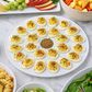 Harold Import 13.25" Deviled Egg Dish in White, , large