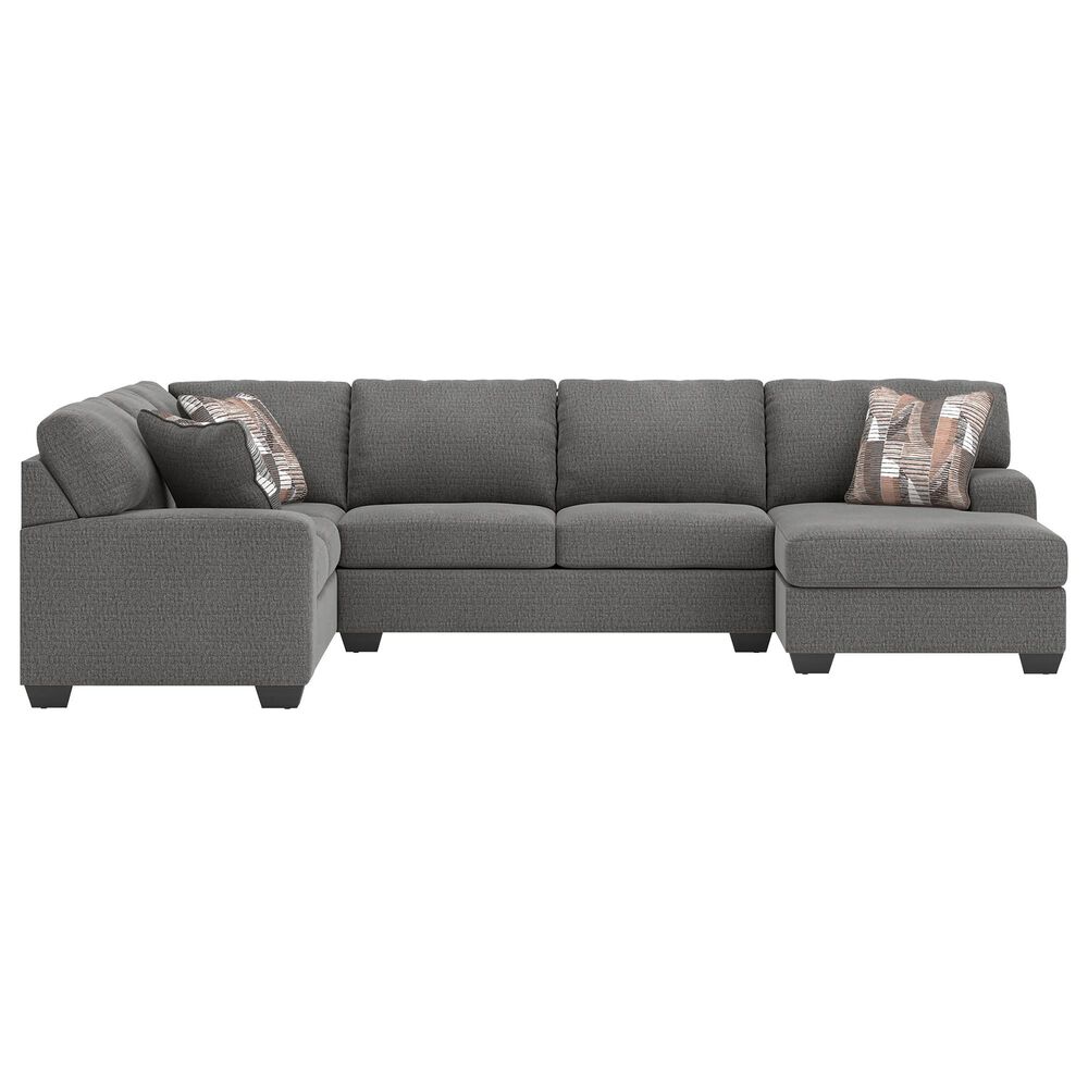 ASHLEY Seyler Lane 3-Piece Right Facing Sectional with Left-Arm Chaise in Greystone, , large