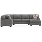 ASHLEY Seyler Lane 3-Piece Right Facing Sectional with Left-Arm Chaise in Greystone, , large