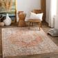 Surya Aspendos 9" x 12"2" Rust, Denim, Ice Blue, Cream, Mustard, Black and Light Gray Area Rug, , large