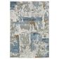 Oriental Weavers Easton Abstract Chaos 5"3" x 7"6" Grey Area Rug, , large