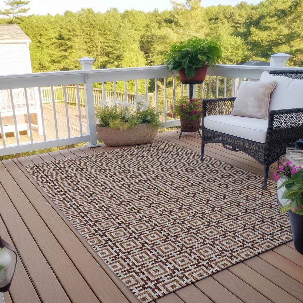 Dalyn Rug Company Marlo 9&#39; x 12&#39; Paprika Indoor/Outdoor Area Rug, , large