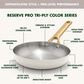 Green Pan Reserve Pro 8" Uncoated Open Frypan in Cream, , large