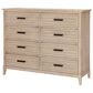 Legacy Classic Edgewater 8-Drawer Dresser and Mirror in Soft Sand, , large