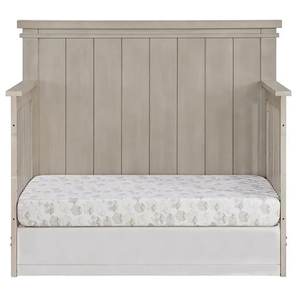 Oxford Baby Hampton 4-In-1 Convertible Crib in Stone Wash, , large