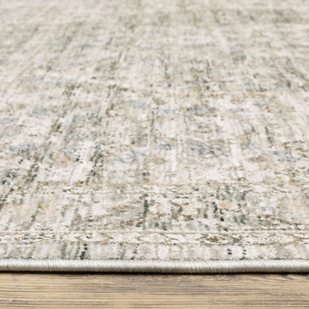 Oriental Weavers Avalon Grey and Beige 2&#39;7&quot; x 7&#39;7&quot;Runner, , large