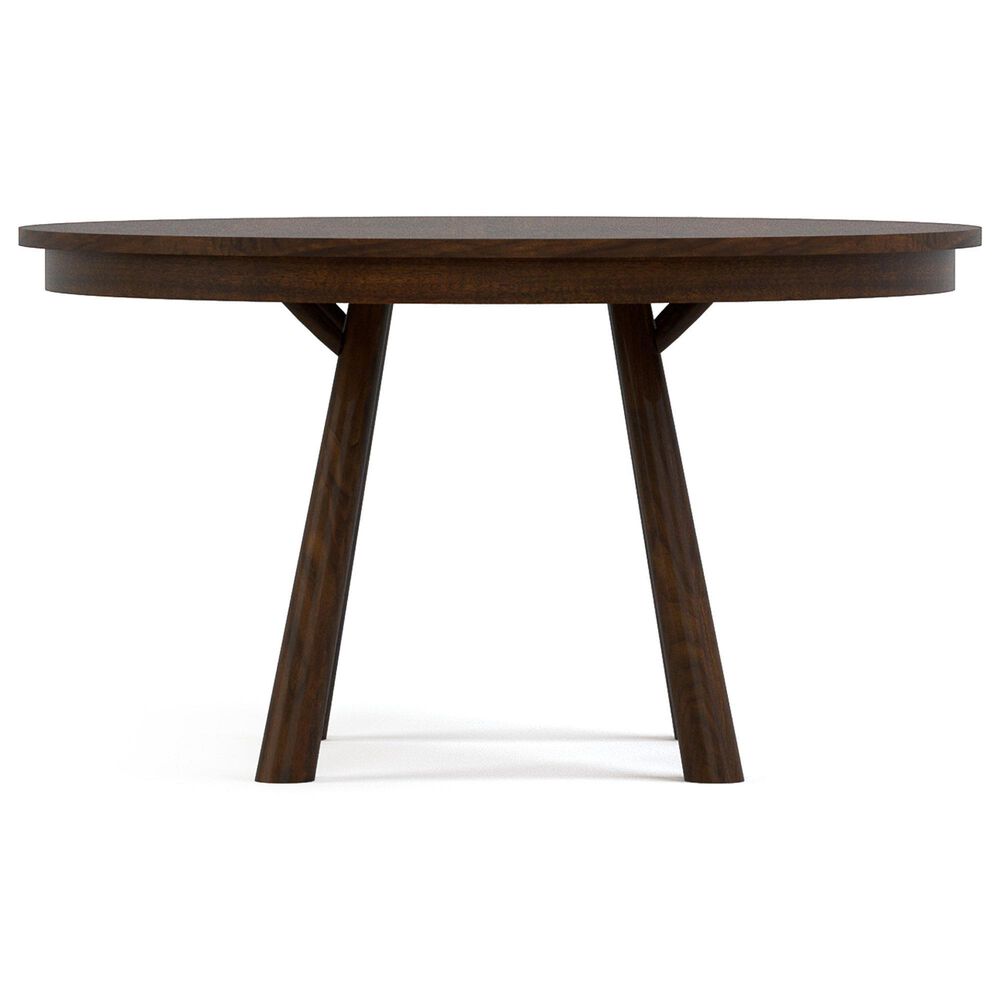 STICKLEY Hudson Valley 54&quot; Round Dining Table in Dark Roast, , large