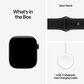 Apple Watch Series 12 (GPS) 42mm Black Aluminum Case with Black Sport Band - M/L and 2-Year AppleCare+, , large