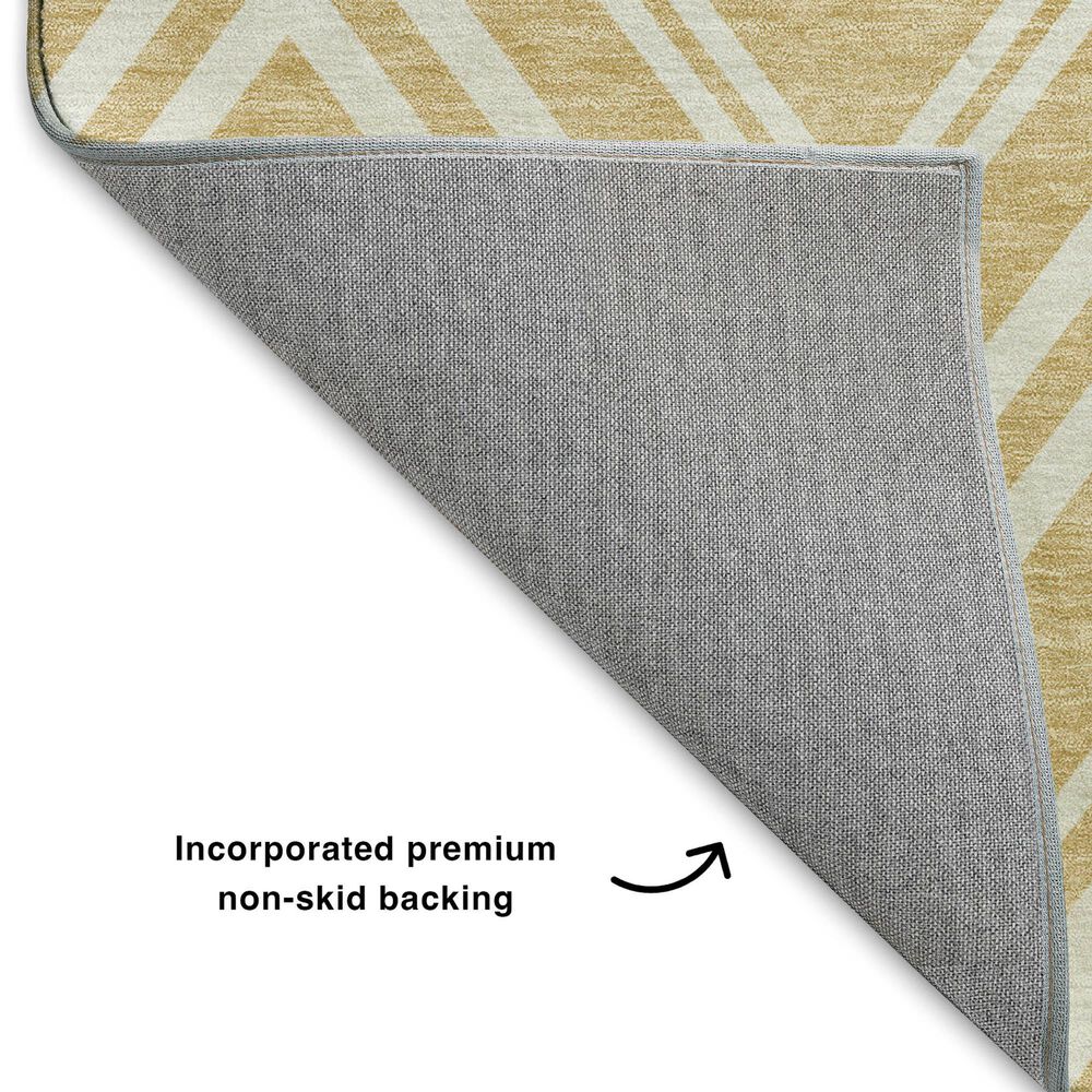 Dalyn Rug Company The Reserve TR17 Honey 2&#39;3&quot; x 7&#39;6&quot; Indoor/Outdoor Runner, , large