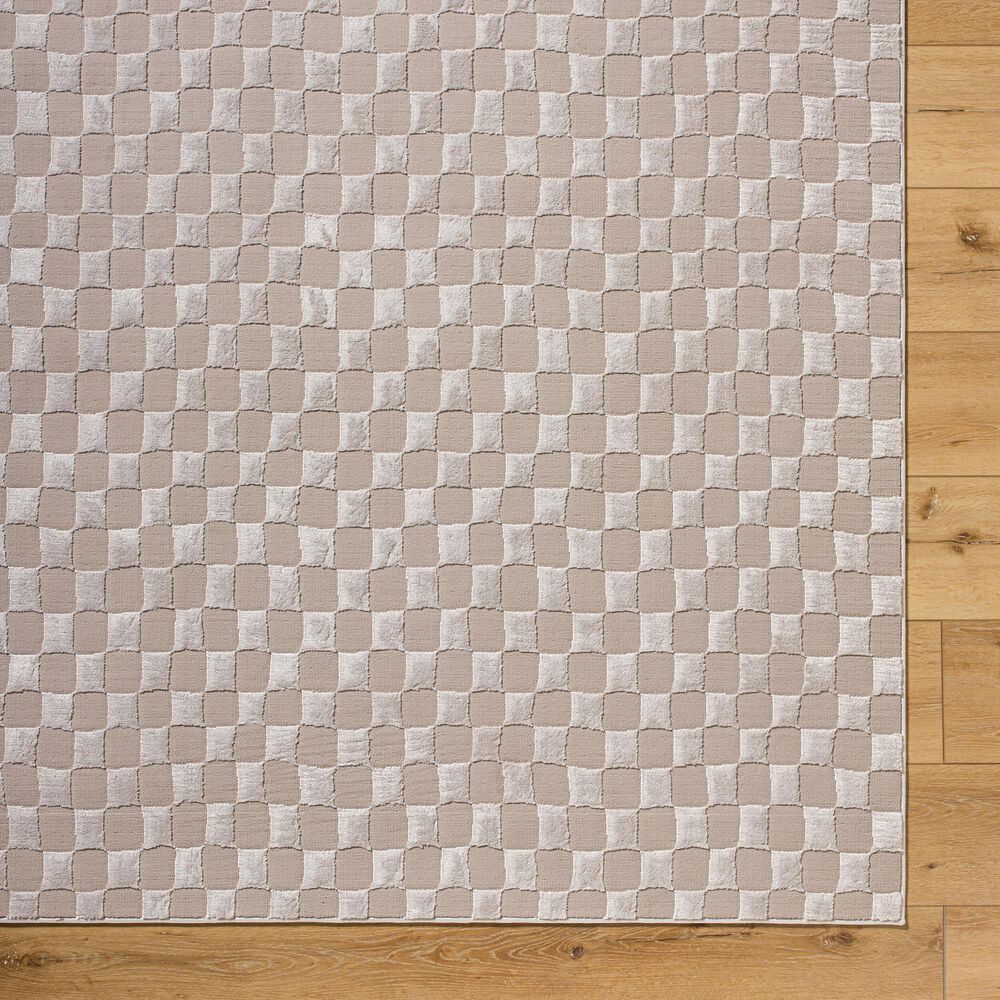Surya Alder ALD-2321 1&#39;11&quot; x 3&#39;9&quot; Taupe and Tan Area Rug, , large