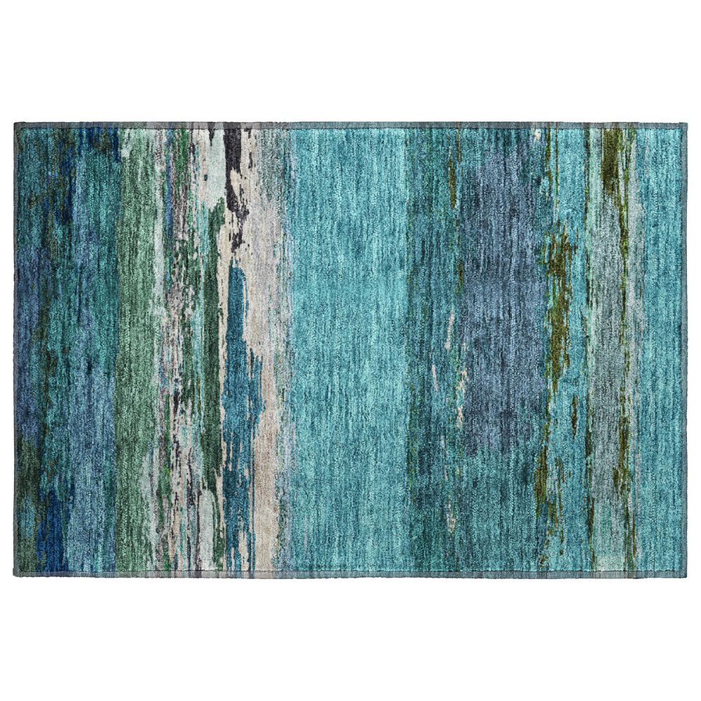 Dalyn Rug Company Trevi TV8 2"6" x 3"10" Teal Area Rug, , large