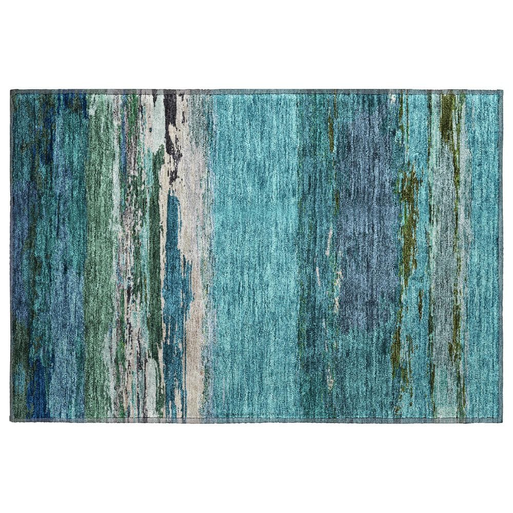 Dalyn Rug Company Trevi TV8 2"6" x 3"10" Teal Area Rug, , large