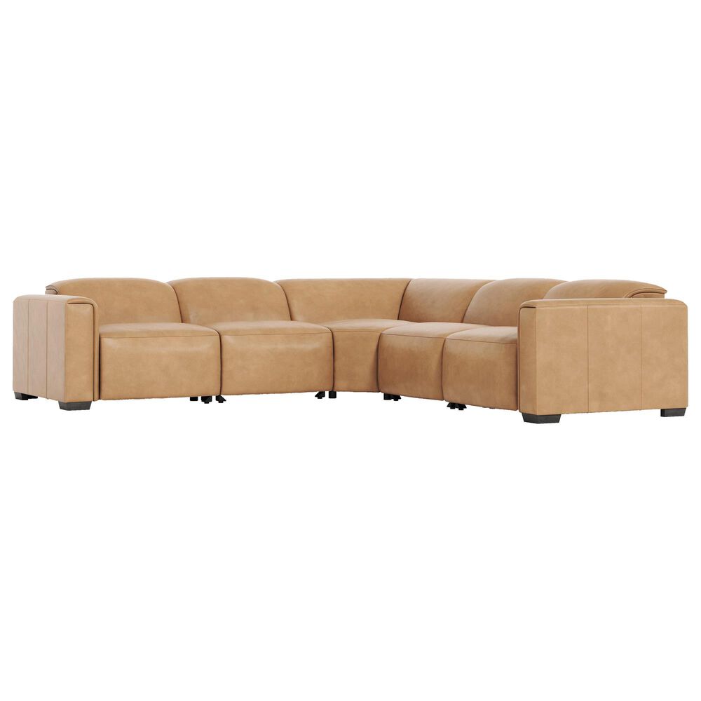 Bernhardt Billings 5-Piece Power Symmetrical Motion Sectional in Beige, , large