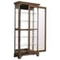 Chapel Hill Accents Sliding Door Curio Cabinet in Brown, , large