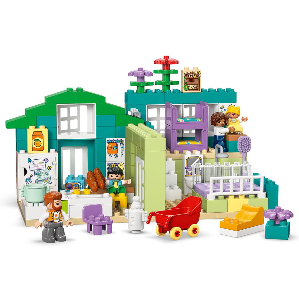 LEGO Duplo 3-In-1 Modern Family House with Figures Building Set, , large