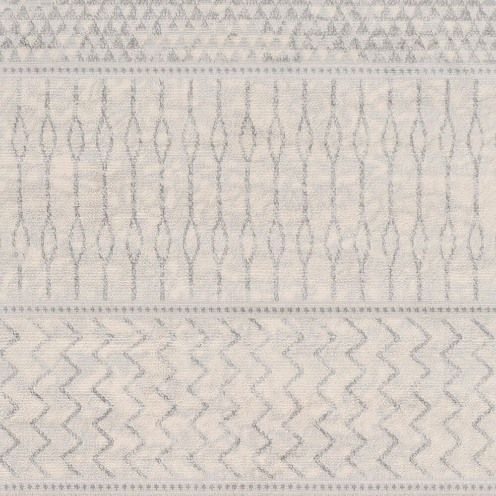 Surya Monaco MOC-2306 2&#39; x 3&#39; Silver Gray and Cream Scatter Rug, , large