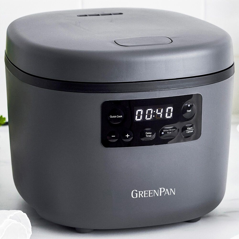 Green Pan Advanced 8-Cup Rice Cooker in Graphite, , large