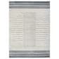 Nourison Astra Machine Washable ASW04 2"2" x 4" Ivory and Blue Area Rug, , large