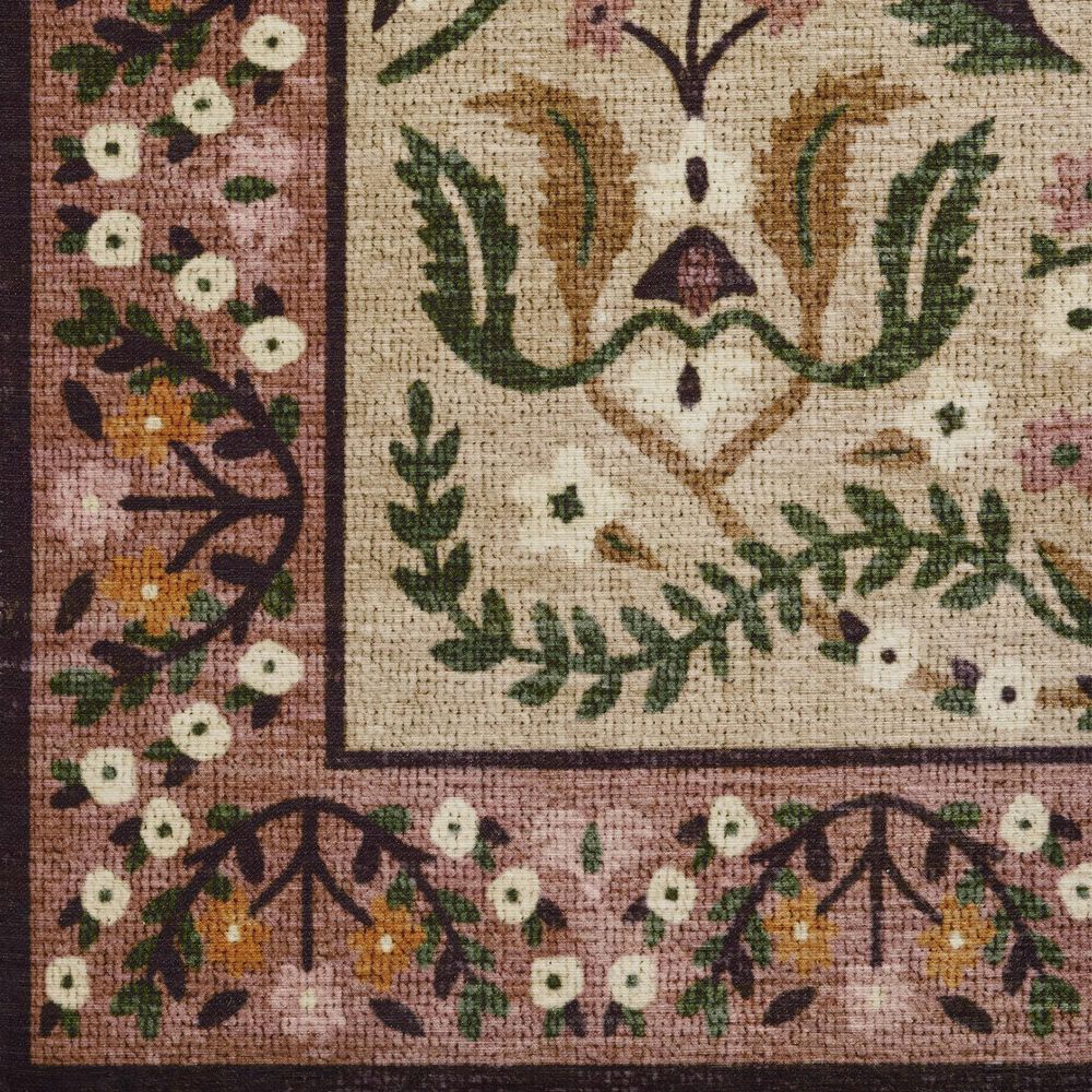 Loloi Canopy Edie Aubergine 2&#39;6&quot; x 7&#39;6&quot; Runner, , large