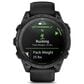 Garmin Tactix 8 AMOLED Smartwatch 47 mm Black Case with Black and Pebble Gray Band, , large