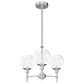 Hunter Xidane 3-Light Chandelier in Brushed Nickel, , large