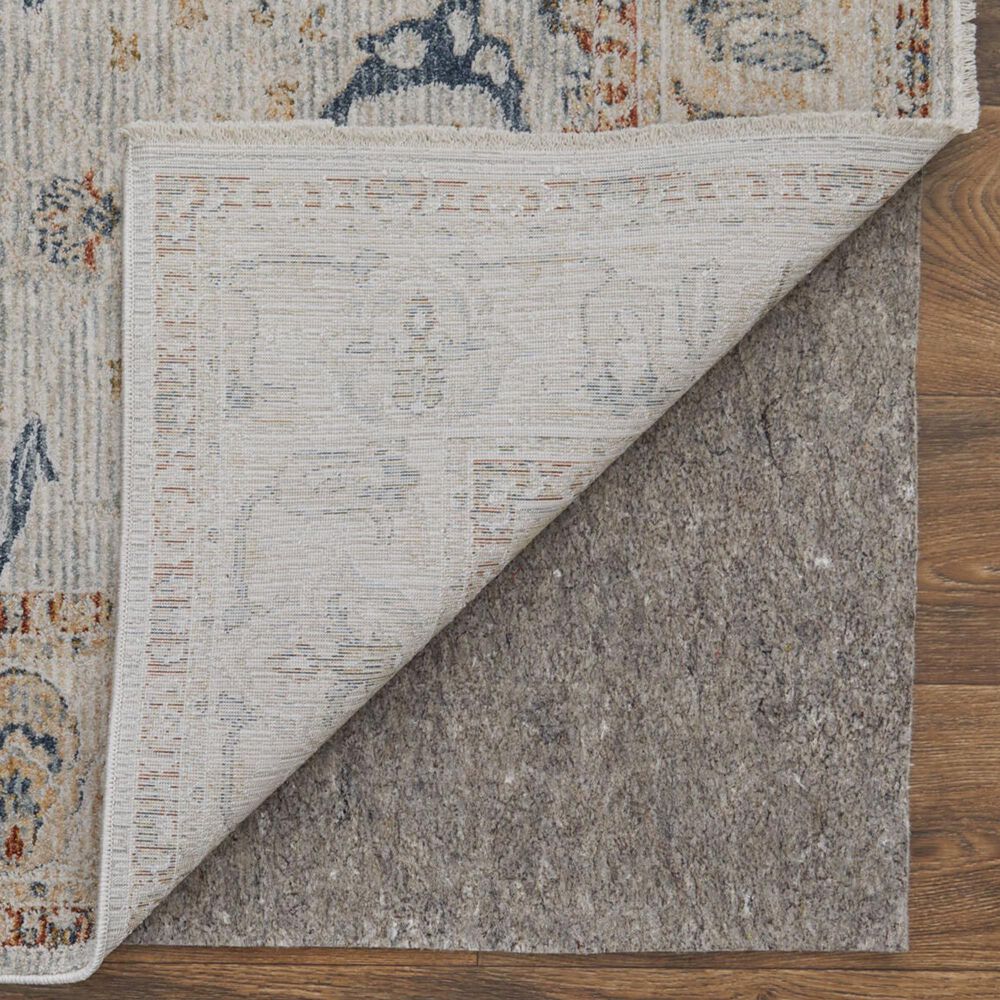 Feizy Pasha 39M4F 5&#39; x 7&#39;6&quot; Ivory and Multicolor Area Rug, , large