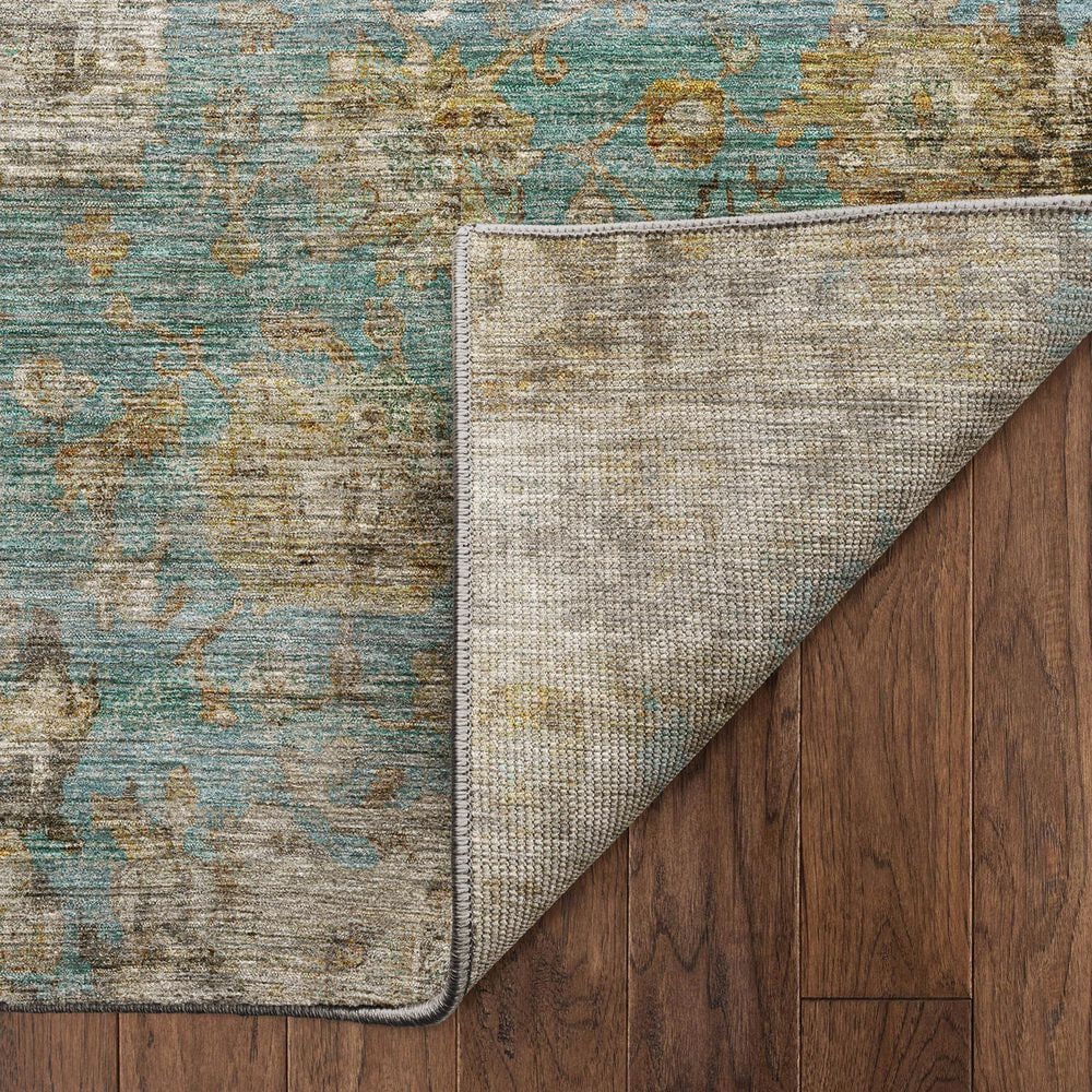 Dalyn Rug Company Aristo AR7 Teal 8' Round Area Rug, , large