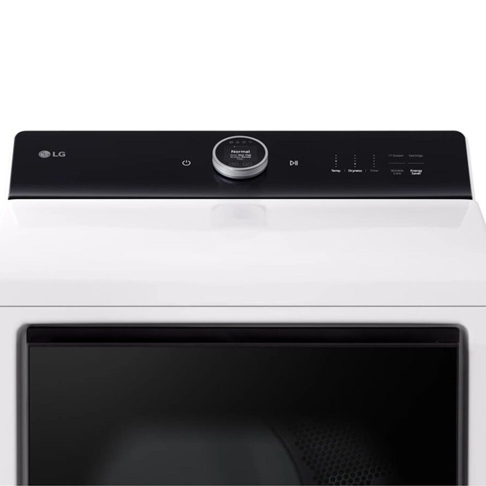 LG 5.5 Cu. Ft. Smart Top Load Washer and 7.3 Cu. Ft. Gas Dryer Laundry Pair in White, , large