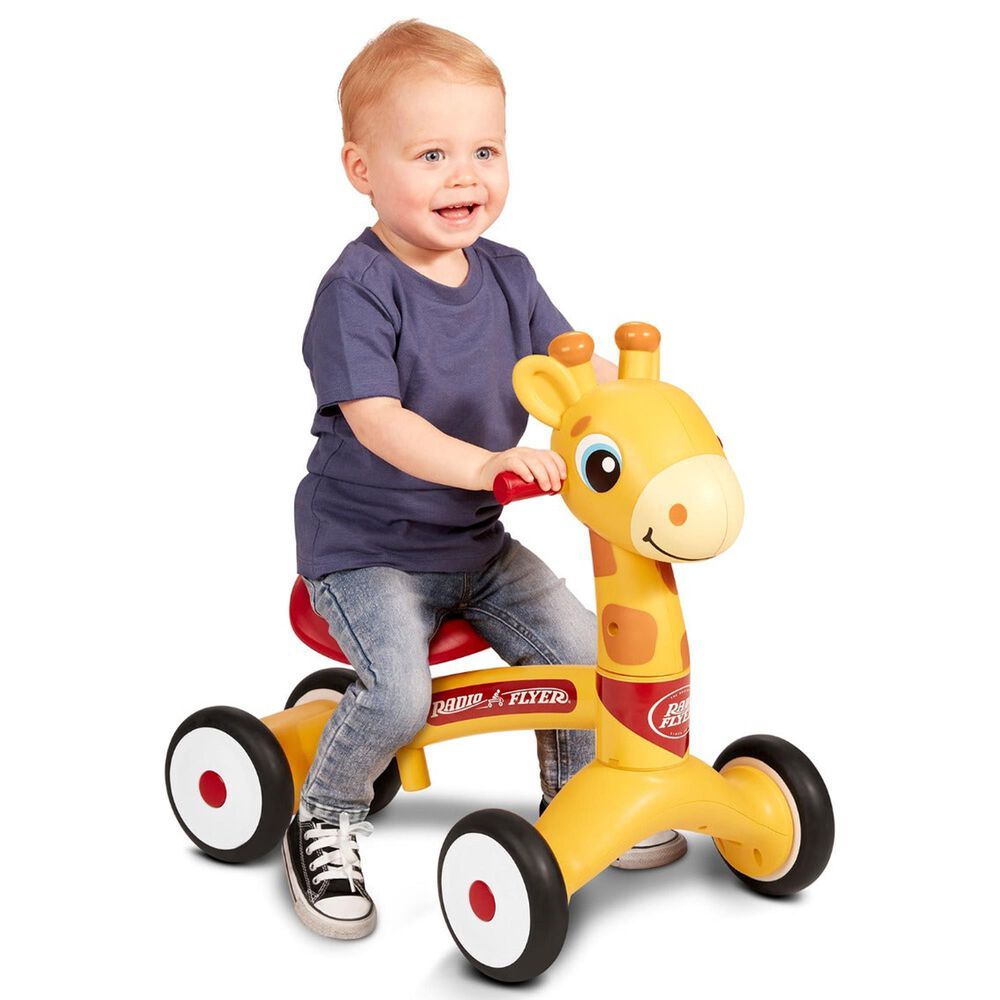 Radio Flyer Lil Racers Patches The Giraffe Ride-On in Multicolor, , large