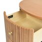 Jennifer Taylor Home Valentine Side Table in Natural Brown, , large