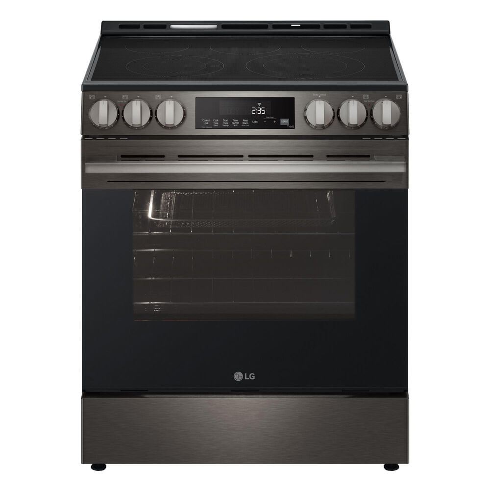 LG 6.3 Cu. Ft. Smart Electric Slide-in Range with Air Fry and EasyClean in Black Stainless Steel, , large