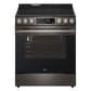 LG 6.3 Cu. Ft. Smart Electric Slide-in Range with Air Fry and EasyClean in Black Stainless Steel, , large
