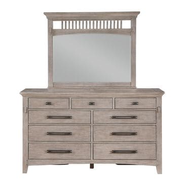 Davis International Captain"s 9-Drawer Dresser Only in Light Oak, , large