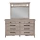 Davis International Captain"s 9-Drawer Dresser Only in Light Oak, , large