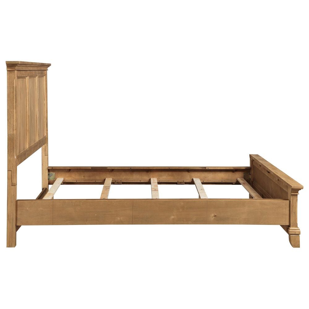 New Heritage Design Sunstone 4-Piece King Bedroom Set in Honey, , large