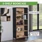 OSP Home Ace 72" 5-Shelf Bookcase in River Oak, , large