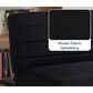 Lifestyle Solutions Dakota Convertible Sofa in Black, , large