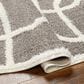 Surya Rodos Abstract 5"3" x 7" Charcoal, White, Sage Area Rug, , large