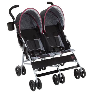 Delta Jeep Scout Double Stroller in Lunar Burgundy, , large