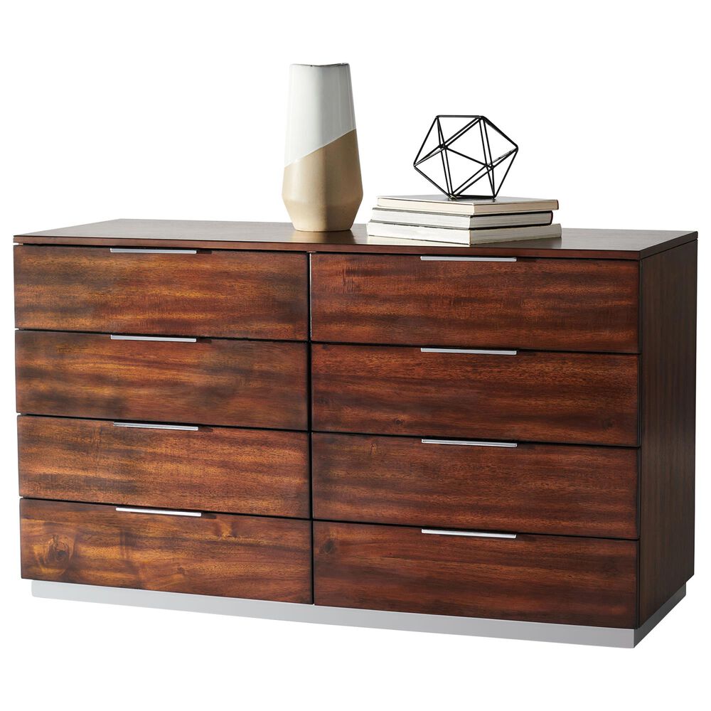 Safavieh Brylin 8 Drawer Dresser in Dark Walnut, , large