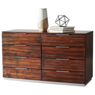 Safavieh Brylin 8 Drawer Dresser in Dark Walnut, , large